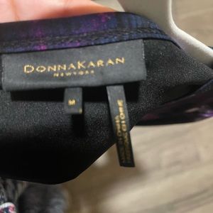 Donna Karan Blouse Women Medium Pullover Top Tie Dye Career Casual Preppy